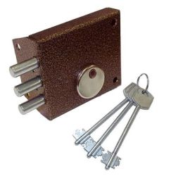 Замок накладной ЗЕНИТ ЗН4-1 медь