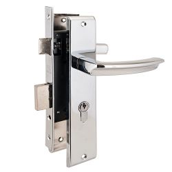 Замок врезной АЛЛЮР АРТ ЗВ4-70.08 CP хром