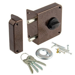 Замок накладной ЗЕНИТ ЗН1-3-2 медь