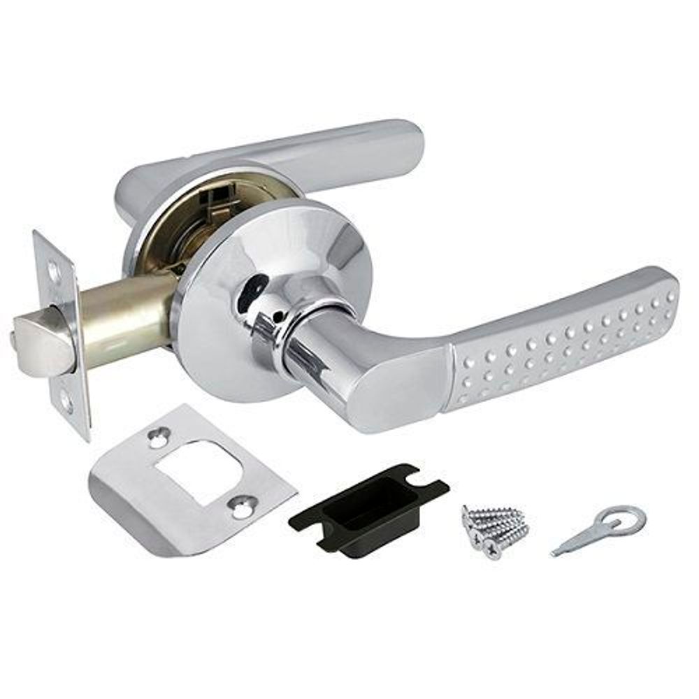 Ручка защелка PUNTO 6026 CP-P (без фик.) хром /36847/