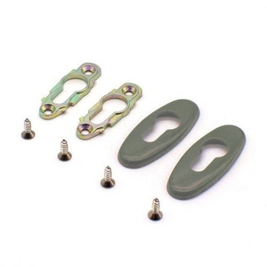 Накладки на цилиндр замка для дверей (пара) STUBLINA 1031.04.360 антрацит (RAL 7016)