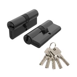 Цилиндровый механизм PUNTO Z300/70 mm (30+10+30) BL черный 5 кл. /63905/