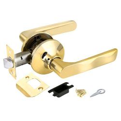 Ручка защелка PUNTO 6024 PB-P (без фик.) золото /36829/