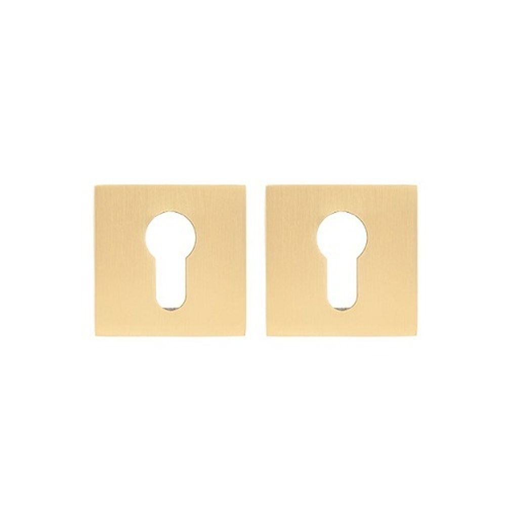 Накладки цилиндровые Code Deco Slim DP-C-30-GMS сатин.золото