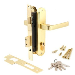 Замок врезной APECS 1226/60 G золото