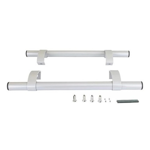 Комплект офисных ручек прямых WDP 500 мм , серый RAL9006