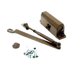 Доводчик дверной NOTEDO DC-090 HO bronze бронза (60-120 кг)