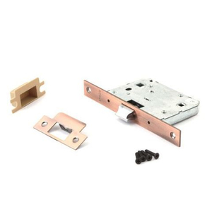 Защёлка врезная с фиксацией APECS 5600-WC AC медь