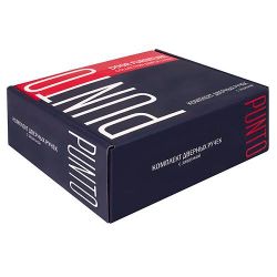 Ручка защелка PUNTO 6037 CP-P (без фик.) хром /36887/