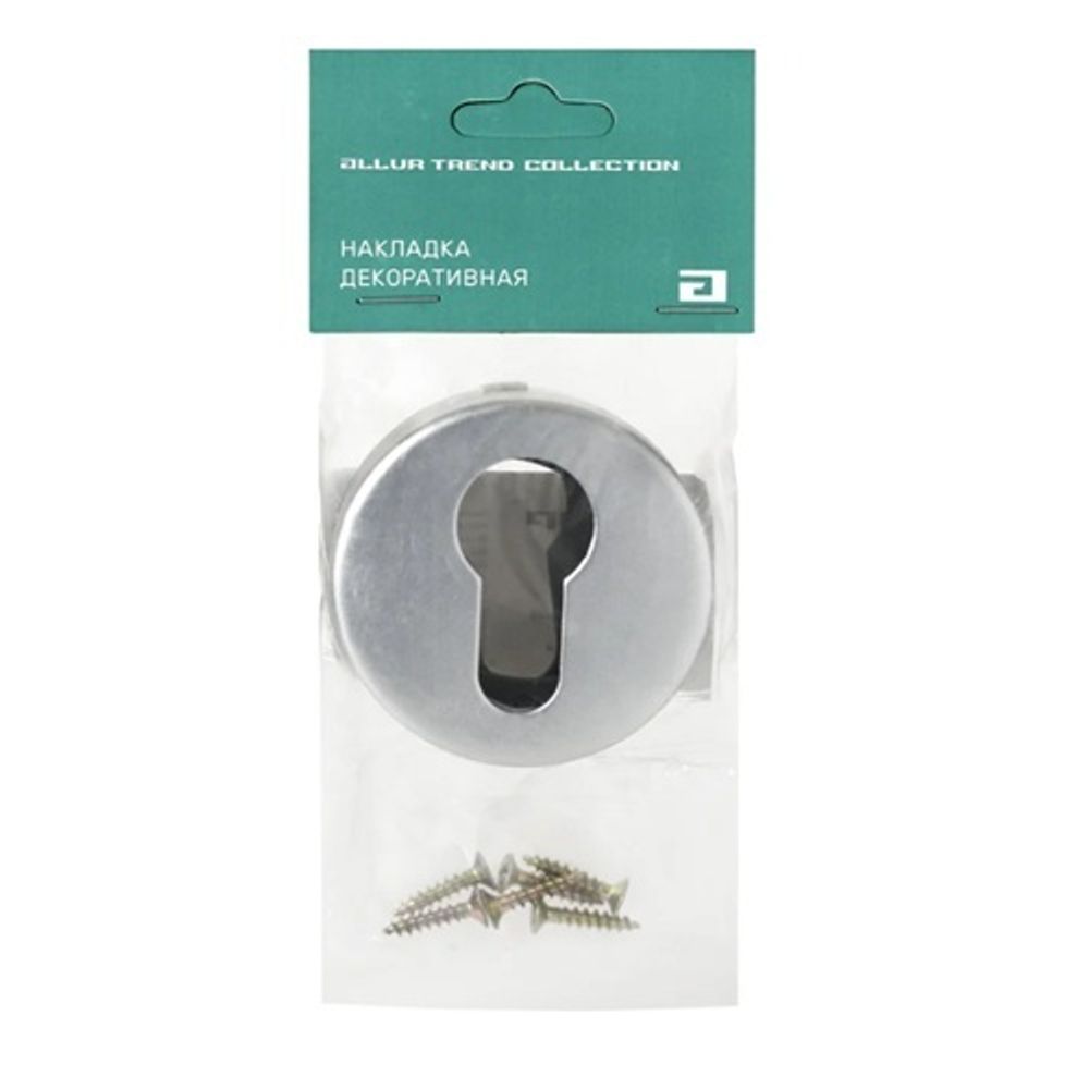 Накладка цилиндровая АЛЛЮР 1800ET PSN перламутровый никель