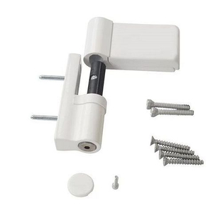 Петля для ПВХ дверей WDP 40700 120кг аналог DHV, белая (1 шт)