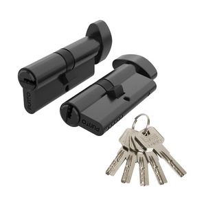 Цилиндровый механизм с вертушкой PUNTO Z302/70 mm (30+10+30) BL черный 5 кл. /63923/