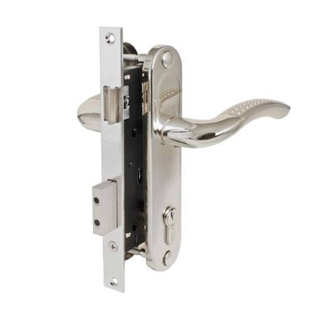 Замок врезной ЗУБЕР ЗВ 7096-70 мм CP хром