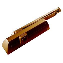 Доводчик дверной DORMA TS-90 impulse EN3-4, со скользящим каналом коричневый