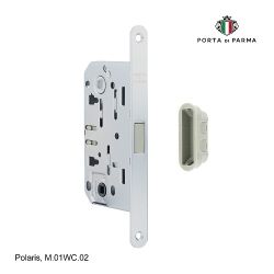 Замок врезной магнитный под фиксатор PORTA DI PARMA Polaris SC матовый хром