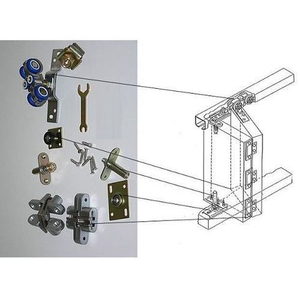 Комплект роликов МЕДИО 218 тип "книжка"