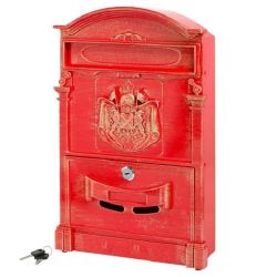 Ящик почтовый АЛЛЮР №4010В антик красный