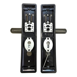 Ручка на китайскую дверь LEKSA 002A-5 черный (универсальная)