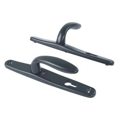 Нажимной гарнитур STUBLINA 1026.00.362 Е=85 мм антрацит (RAL 7024 матовый)