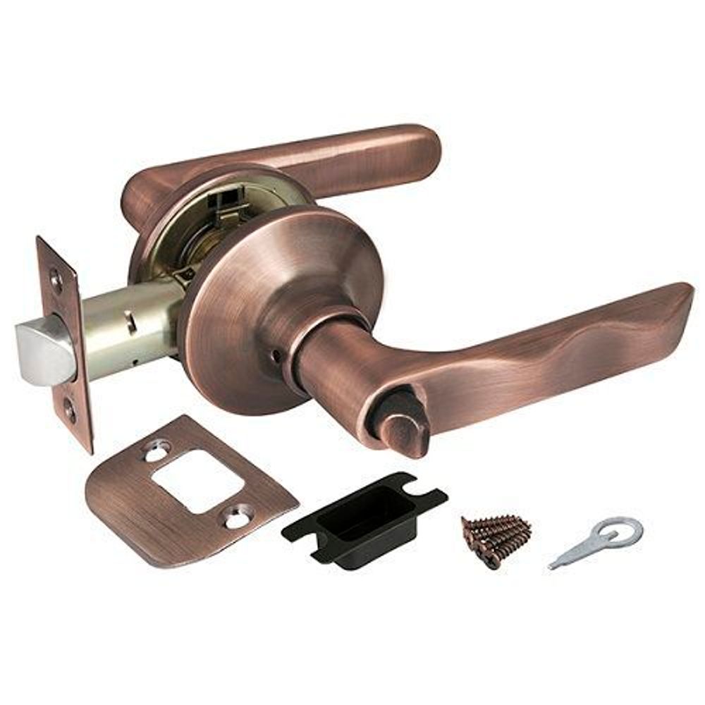 Ручка защелка PUNTO 6024 AC-B (фик.) медь /36811/