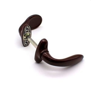 Нажимной гарнитур для ограничения  доступа STUBLINA 1028.00.350 коричневый (RAL 8017)