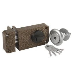 Замок накладной ЗЕНИТ ЗН2-6 медь /8045/