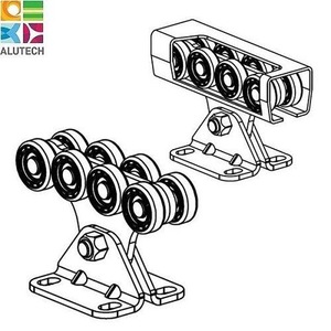 Опора роликовая (полимерные ролики). Для ворот до 300 кг. Light SGN.01.140