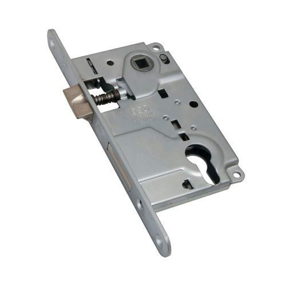 Замок межкомнатный под цилиндр AGB CENTRO B01025.50.06 (никель) /1744/