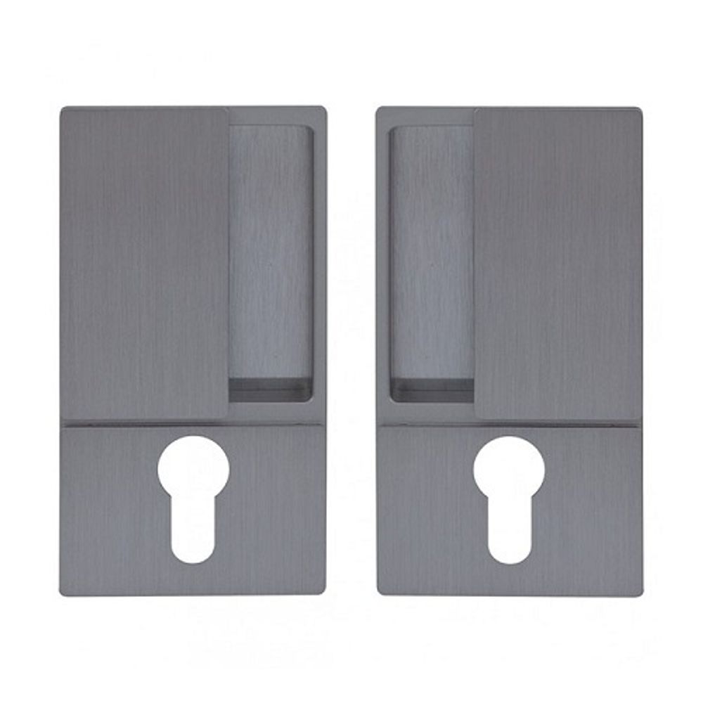 Ручка для раздвижных дверей AGB WAVE под цилиндр B30003.01.32 (мат.хром)