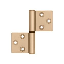 Петля универсальная флажковая ARMADILLO IN3800UR-FSG флор. золото /57535/