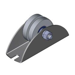 Ролик металл d-65 под полосу на платформе