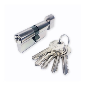 Цилиндровый механизм с вертушкой DORMA CBF-1 90 (45х45В) никель