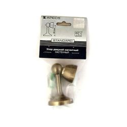 Упор дверной магнитный APECS DS-2761-M AB бронза