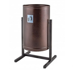 Урна круглая (коричневая)