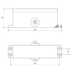 Доводчик дверной APECS DC-20.3/0950/065-A1-BR коричневый