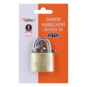 Замок навесной НОРА-М ЗН-810-38 3кл.