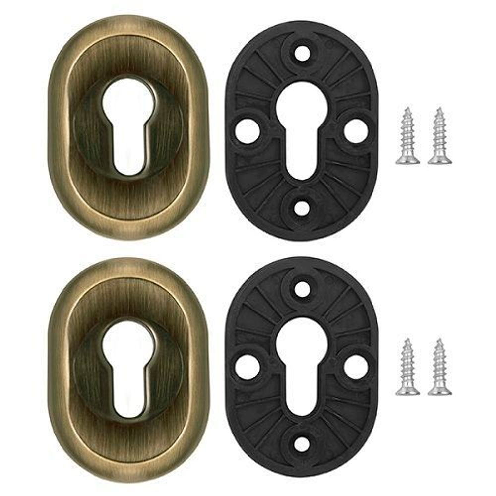 Накладка под цилиндр FUARO ESC-12C AB бронза /38795/ (1 шт)