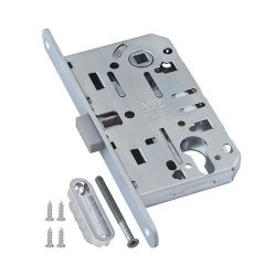 Замок межкомнатный под цилиндр AGB MEDIANA POLARIS B06103.50.06.567 (хром) /25601/