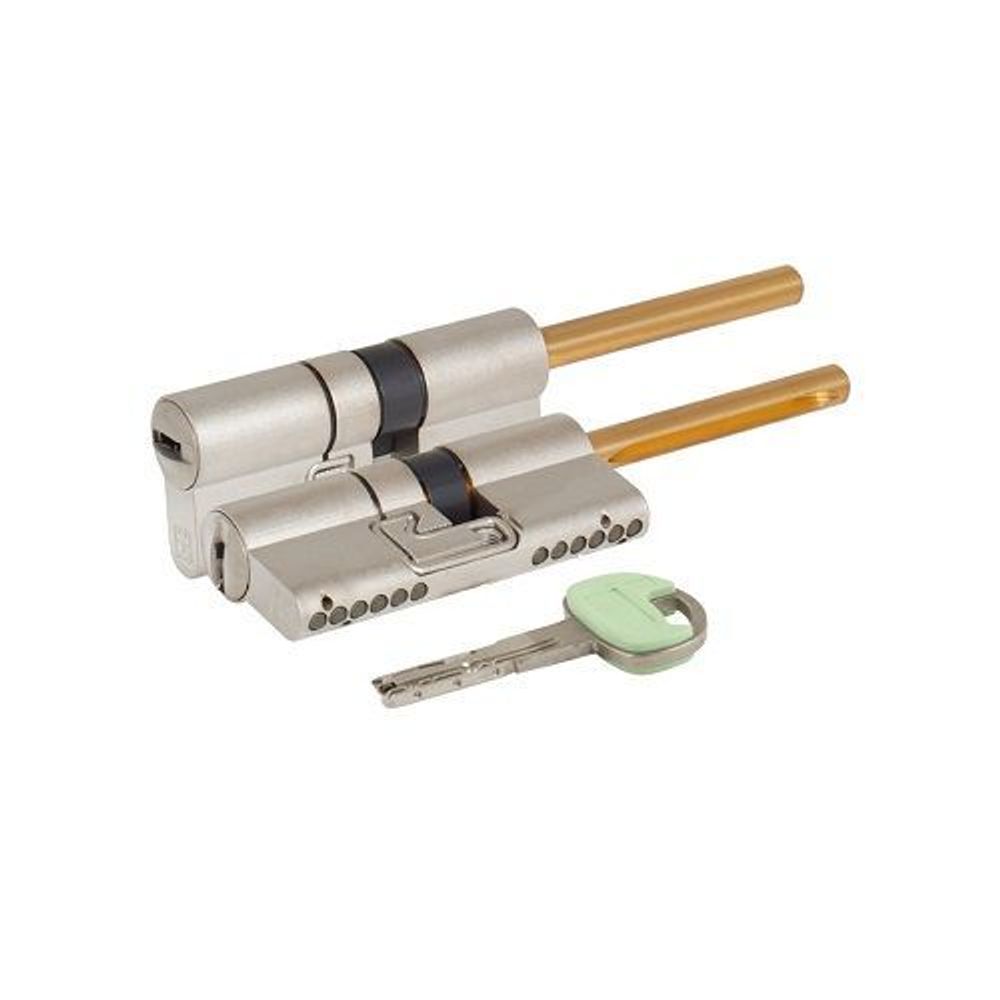 Цилиндровый механизм под вертушку (дл. шток) MOTTURA C48P413101C5 (72 мм/36+10+26) никель /5930/