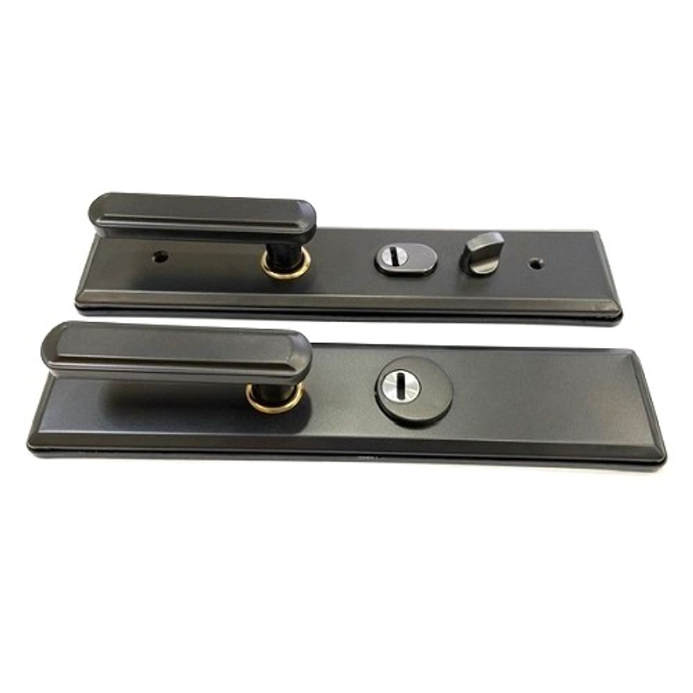 Ручка на китайскую дверь LEKSA 002A-5 черный (универсальная)