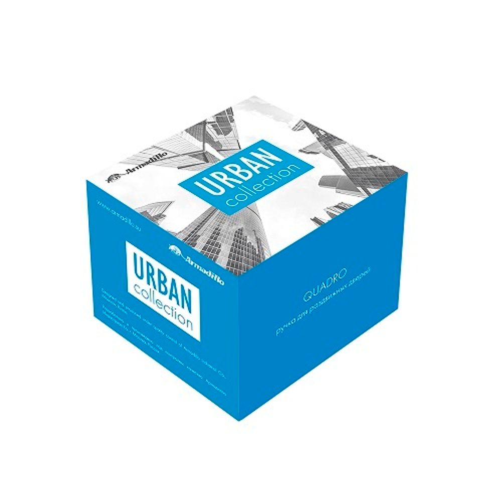 Ручка для раздвижных дверей ARMADILLO QUADRO BL-26 черный /46263/