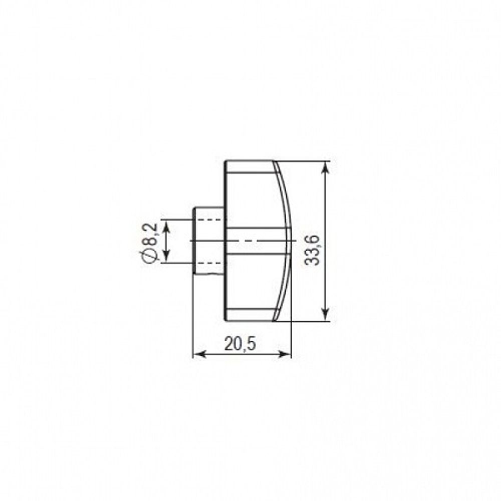 Вертушка под цилиндр PUNTO CB-Z BL черный /44217/