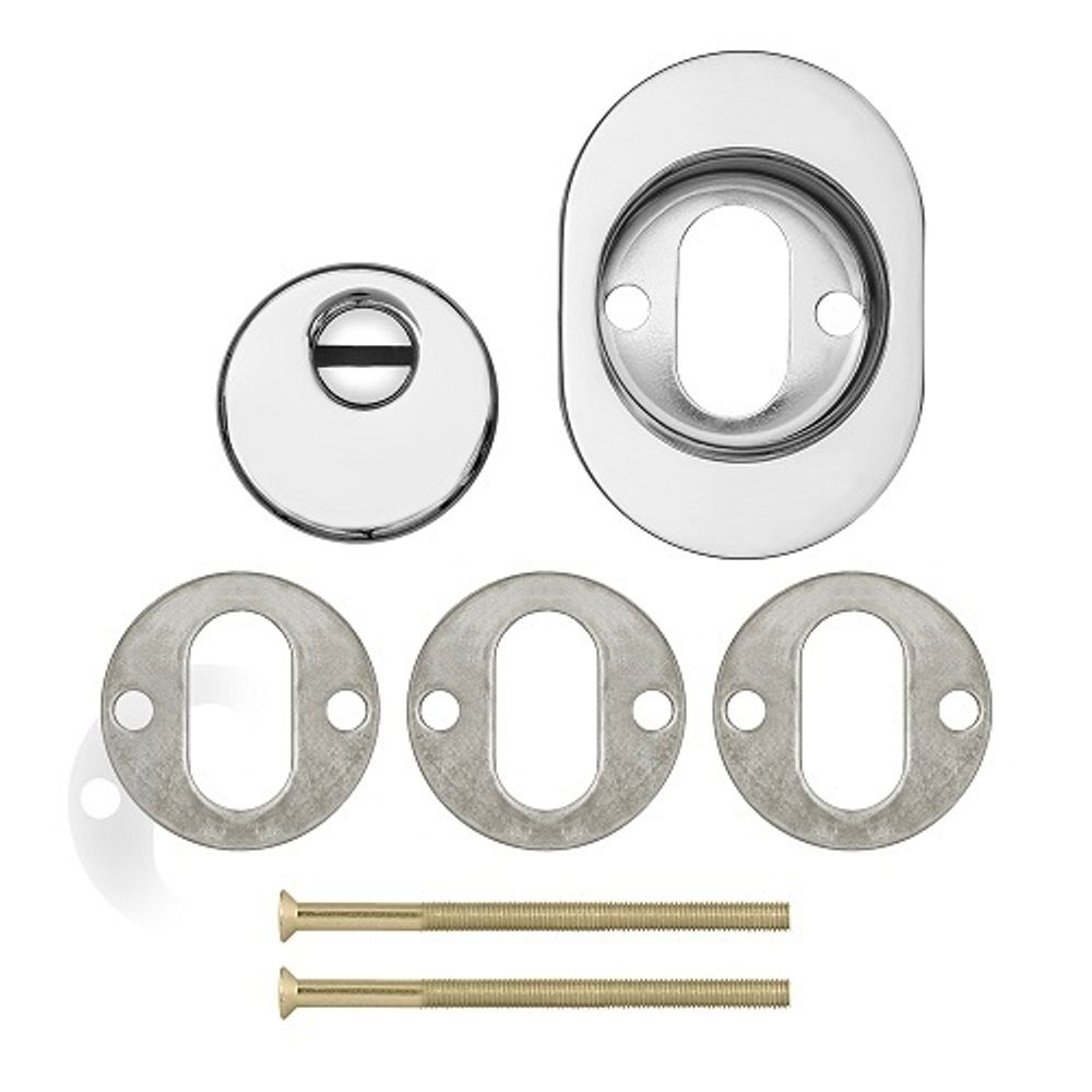 Броненакладка FUARO DEF 4285 RLR CP-8 хром /47899/