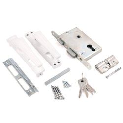 Замок врезной ЗЕНИТ ЗВ4-3.01 белый