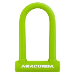 Замок навесной всепогодный АВАНГАРД АНАКОНДА Т608 ЗЕЛЕНЫЙ с креплением на раму (силикон)