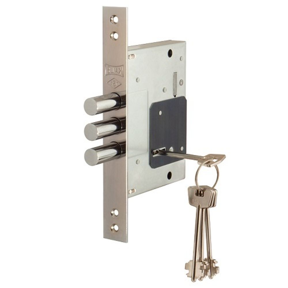 Замок врезной сувальдный KALE KILIT 257/L (тех. комплектация) 4кл.