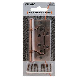 Петля универсальная без врезки FUARO 500-2BB/BL 100x2,5 SC сатин.хром /31057/ (1 шт)