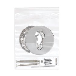 Накладка под цилиндр FUARO ESC-486 RLR CP-8 хром /47897/ (1 шт)