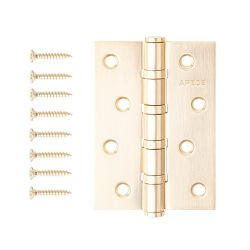 Петля дверная APECS 100x70-B4 Steel GMS сатин.золото (1шт)