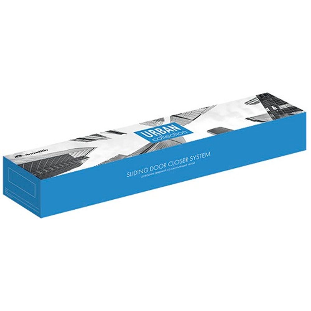 Доводчик дверной со скользящей тягой ARMADILLO DCS-45 черный /62921/